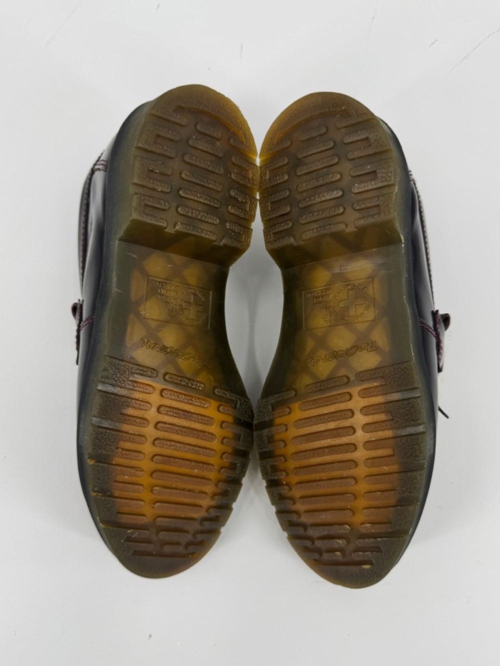 Dr. Martens Adrian Snaffle Loafers Cherry Red Size 8 - Picture 6 of 7
